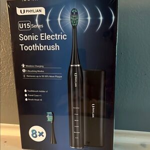 U15 Series Black Sonic Electric Toothbrush